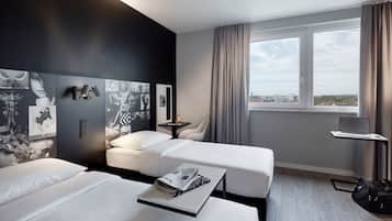 Standaard Twin kamer | Luxe beddengoed, geluiddichte muren, gratis wifi, beddengoed