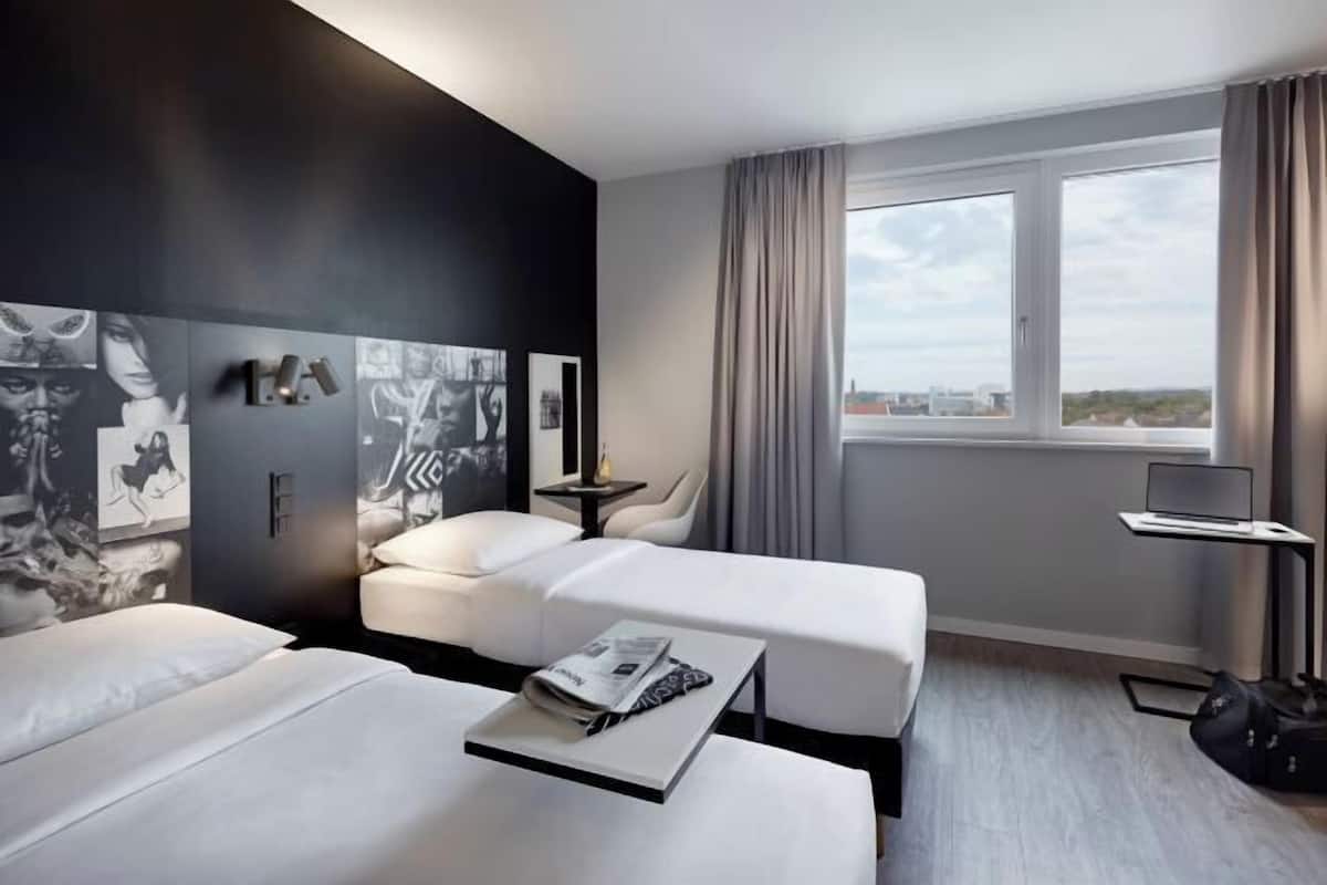 Premium bedding, soundproofing, free WiFi, bed sheets