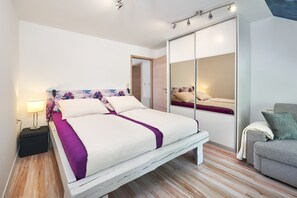 City suite | Een kluis op de kamer, individueel gedecoreerd, individueel gemeubileerd