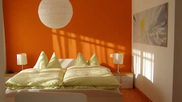 Junior-Suite, Balkon, Gartenblick