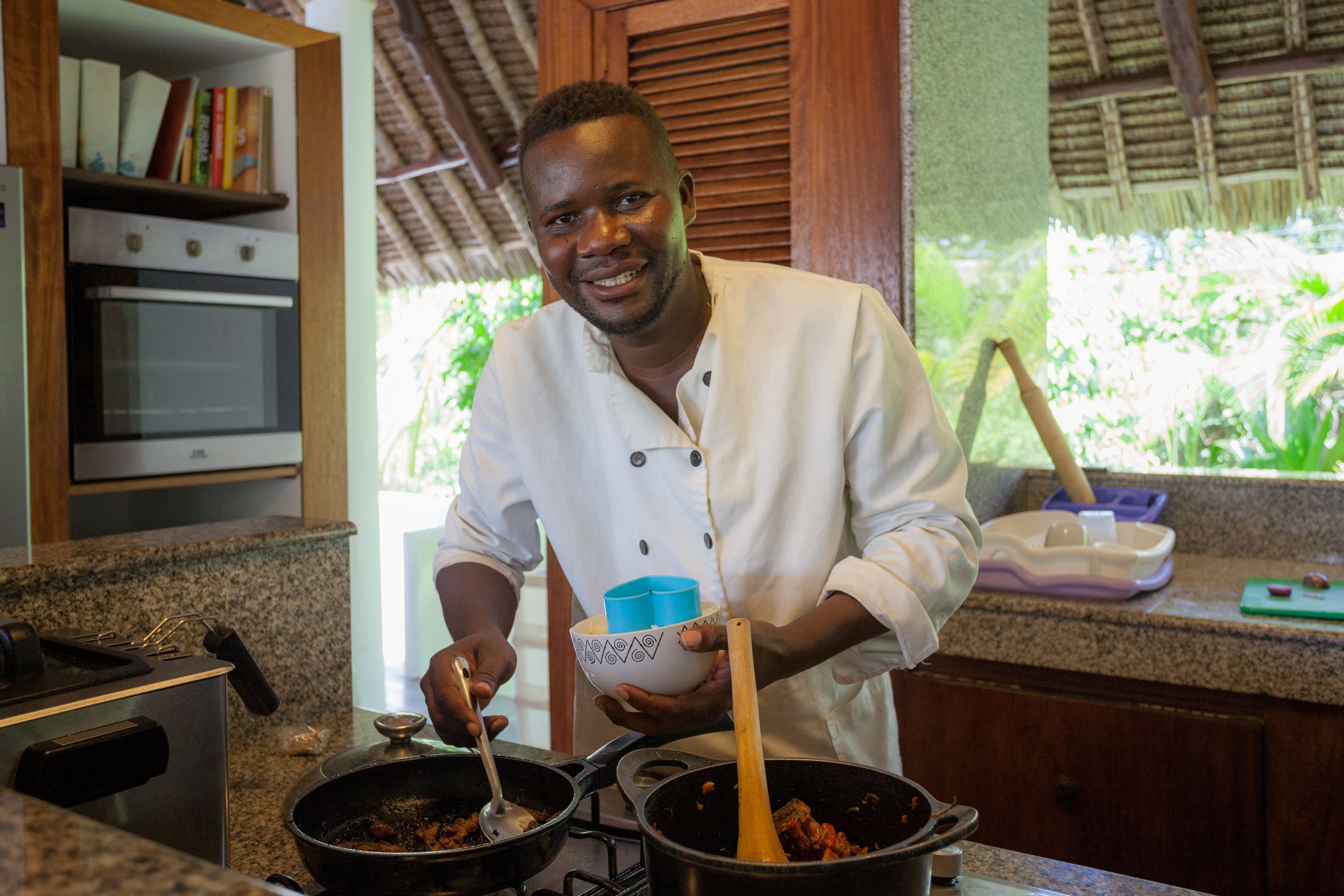 Luxury Villa, 2 Bedrooms, Private Pool | Private kitchen | Full-size fridge, microwave, oven, stovetop