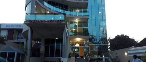 Front of property – evening/night