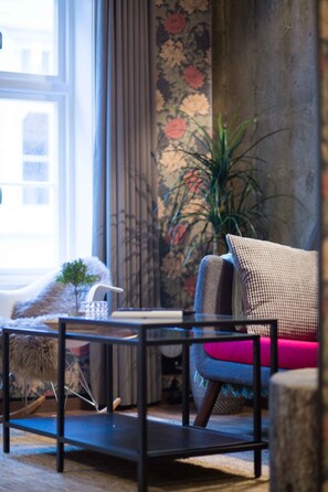 Appartamento, 1 camera da letto, cucina (Nygata 16) | Area soggiorno | TV a schermo piatto