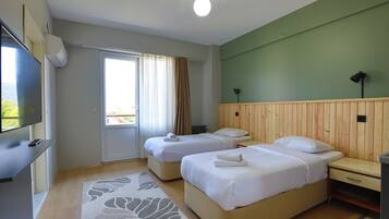 Habitación estándar con 1 cama matrimonial o 2 individuales | 1 habitación, escritorio y insonorización