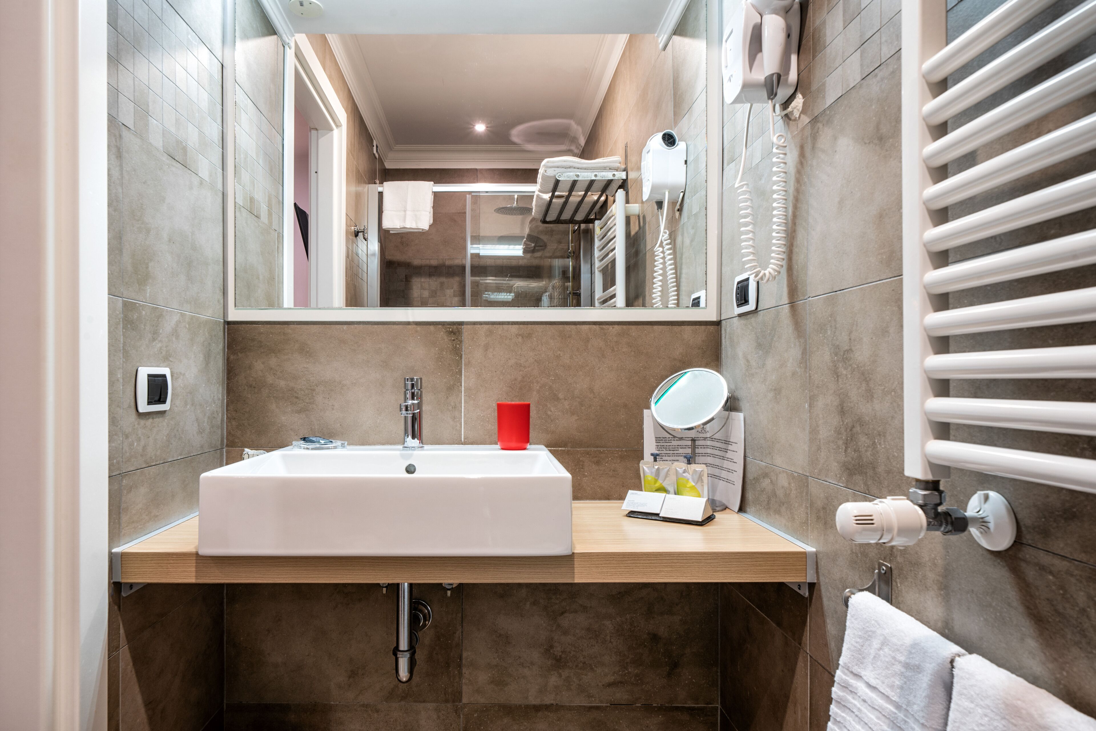 double or twin room | bathroom | shower, free toiletries, hair dryer, bidet