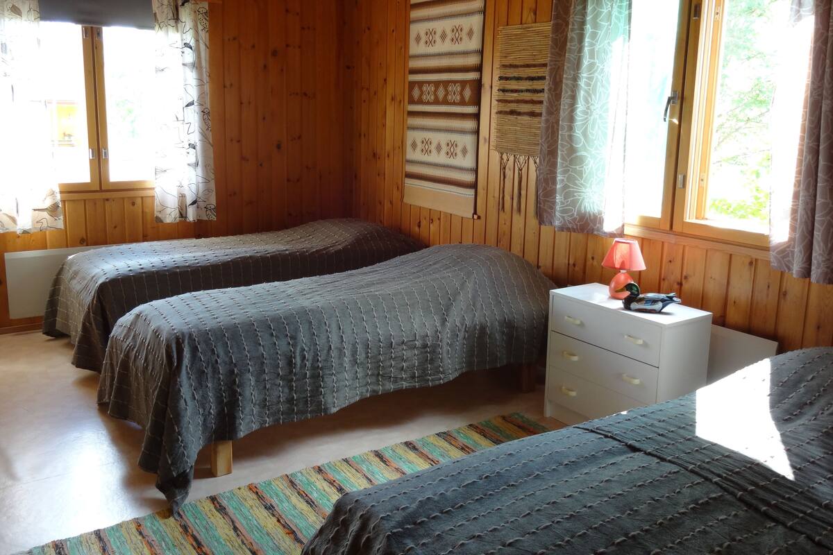 Cabana, 3 quartos | Escrivaninha, Wi-Fi de cortesia