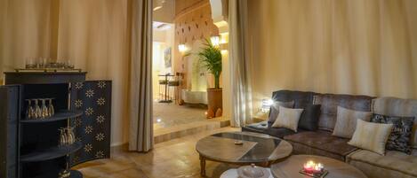 Sala de estar en el lobby