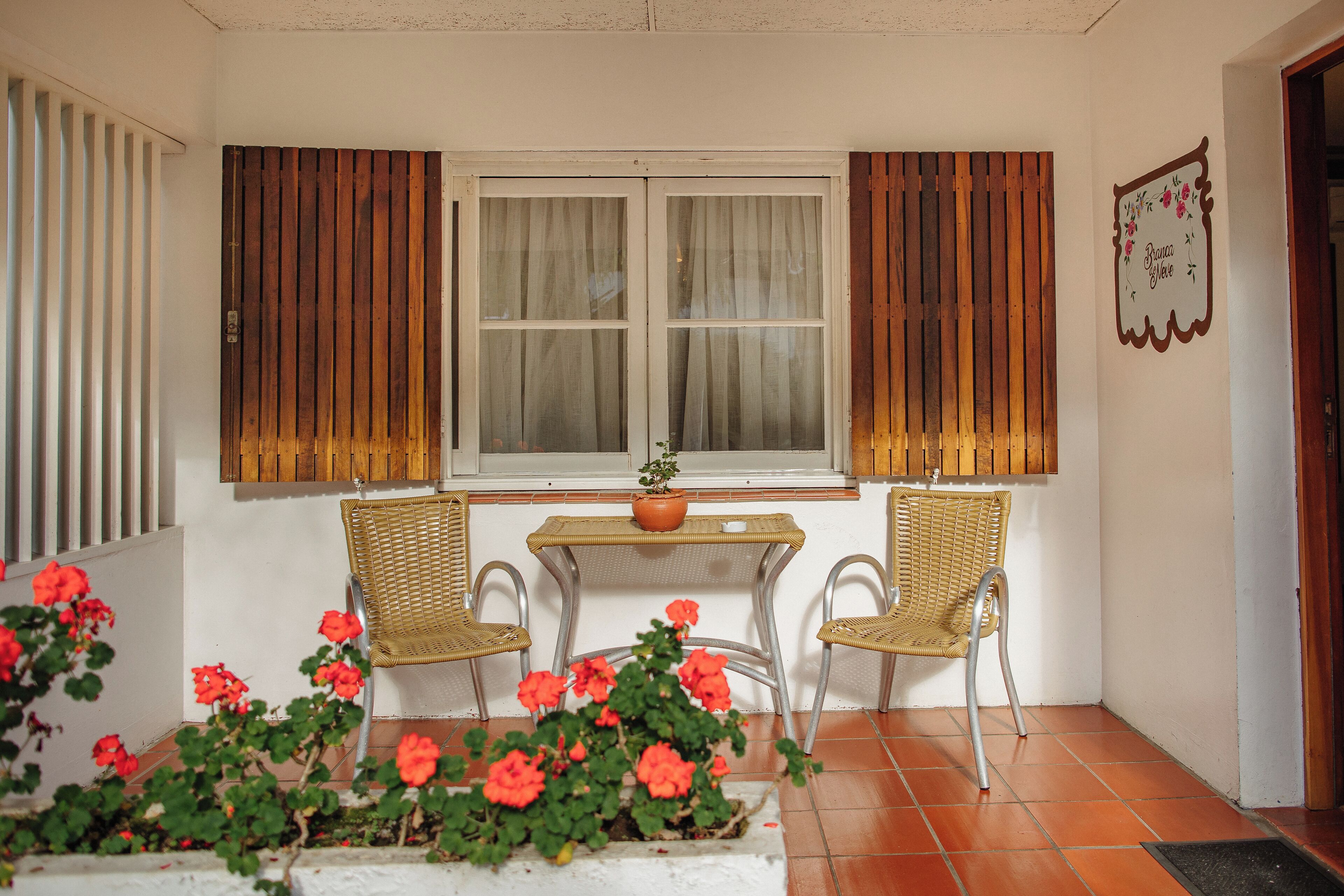 family chalet, private pool | living area