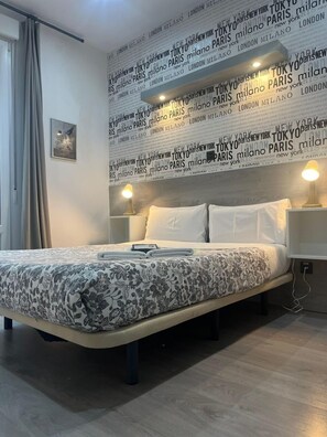 Classic dubbelrum | Skrivbord, ljudisolering, gratis wi-fi och sängkläder