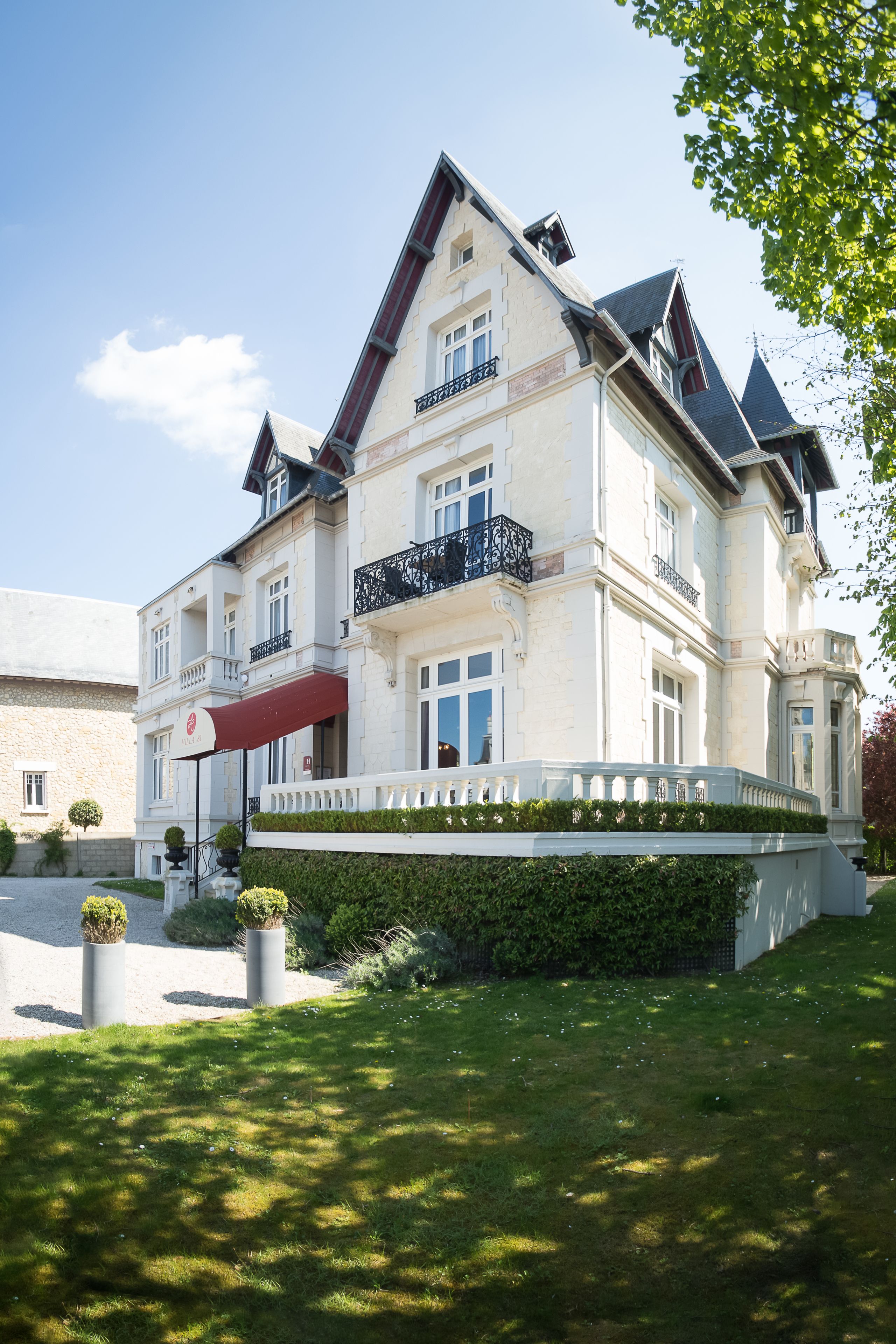 Façade de l’hébergement