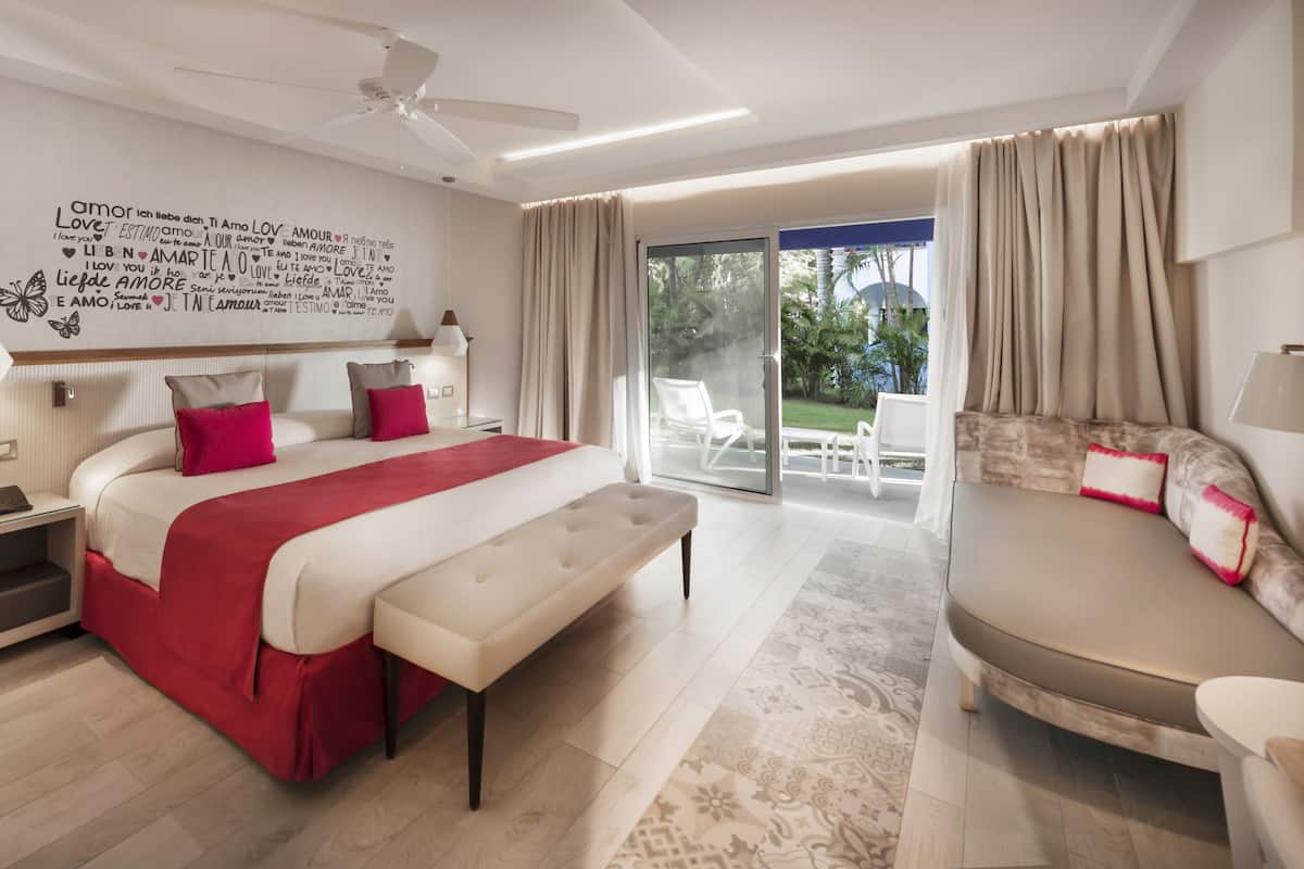 1 slaapkamer, luxe beddengoed, een minibar, een kluis op de kamer