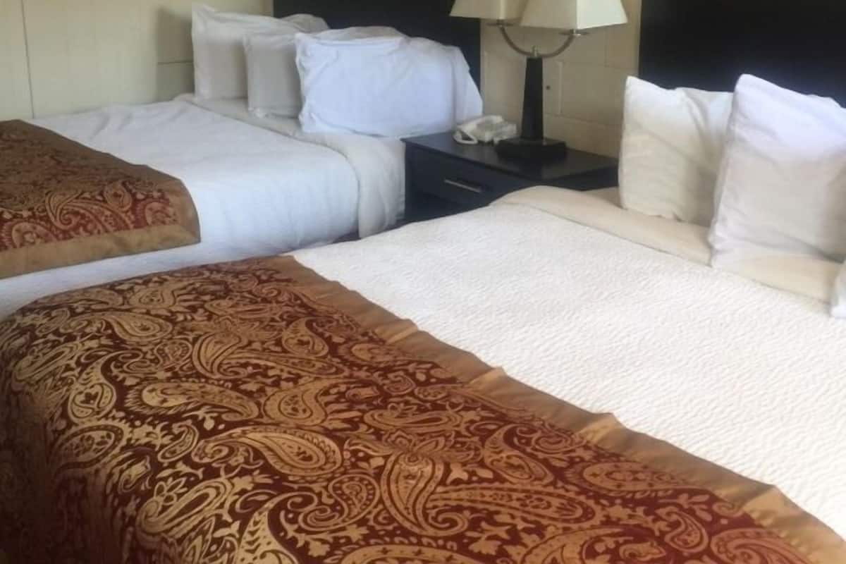 Room, 2 Queen Beds | Premium bedding, free wired internet, bed sheets