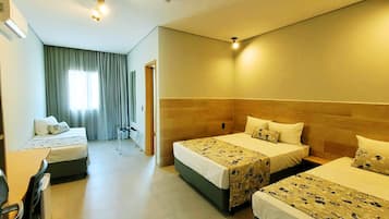 Minibar, in-room safe, desk, blackout curtains