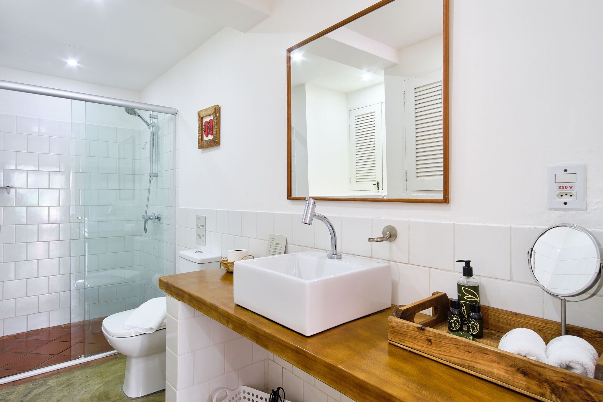 triple room | bathroom | shower, designer toiletries, hair dryer, towels