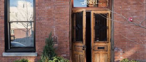 Entrada de la propiedad