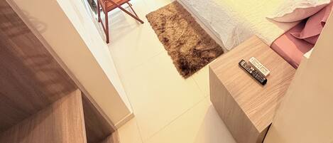 Minibar, bed sheets