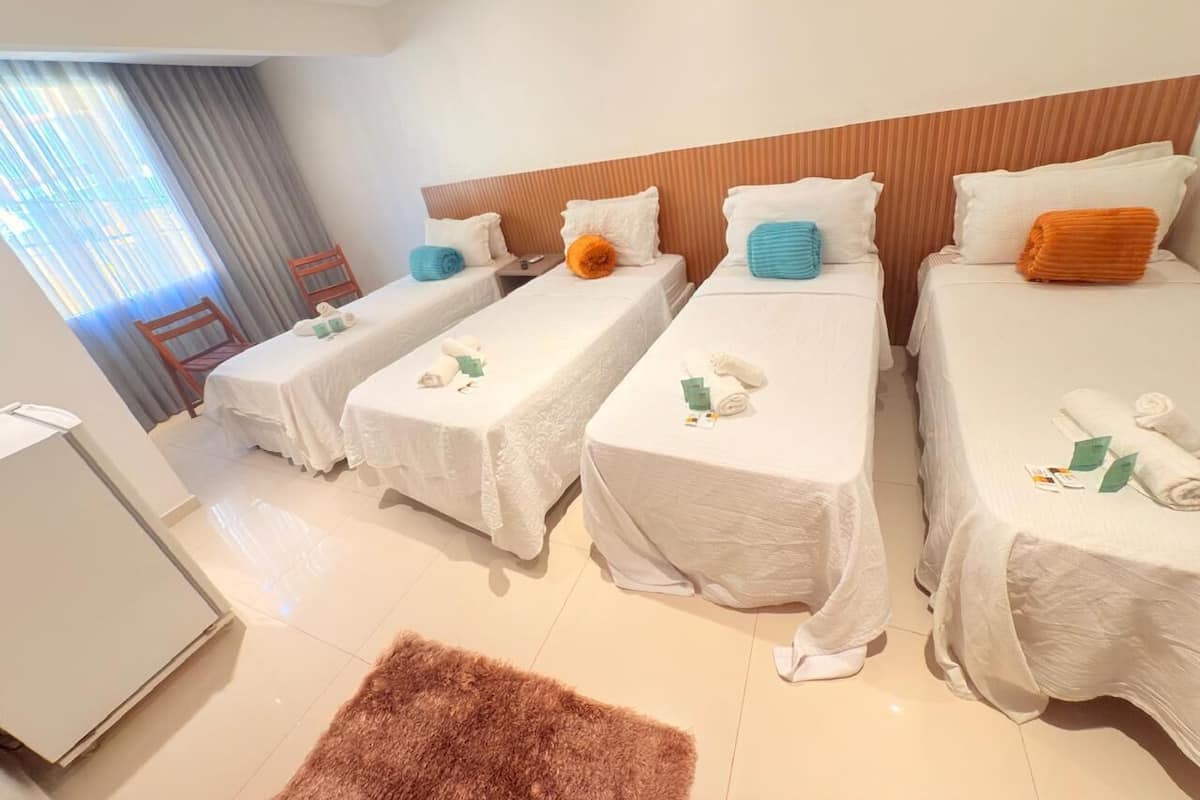Minibar, bed sheets