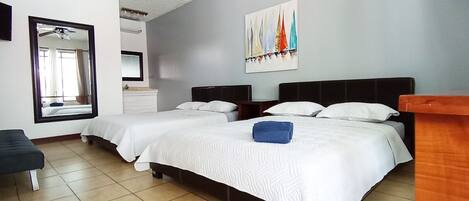 Superior Double Room, Pool View | Desk, laptop workspace, free WiFi