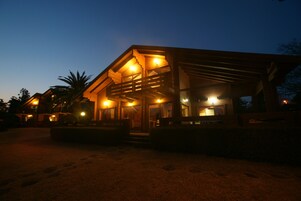 Front of property – evening/night