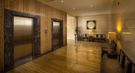 Interior entrance. Lotus Blu Hotel