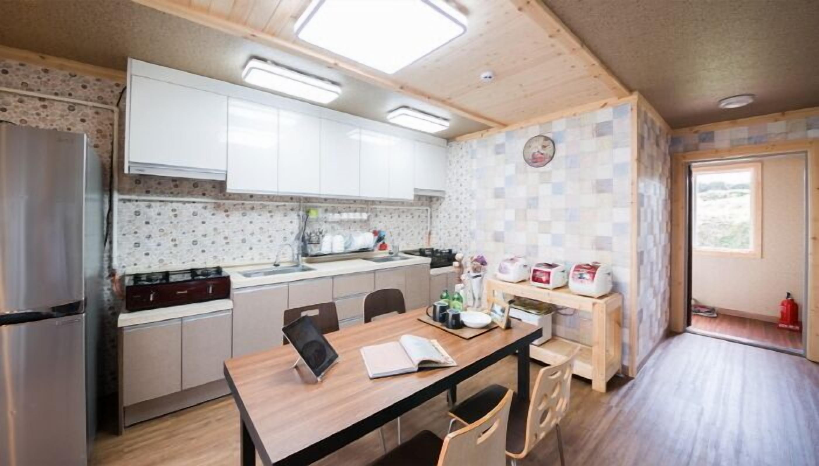 grand room | private kitchenette | fridge, microwave, electric kettle