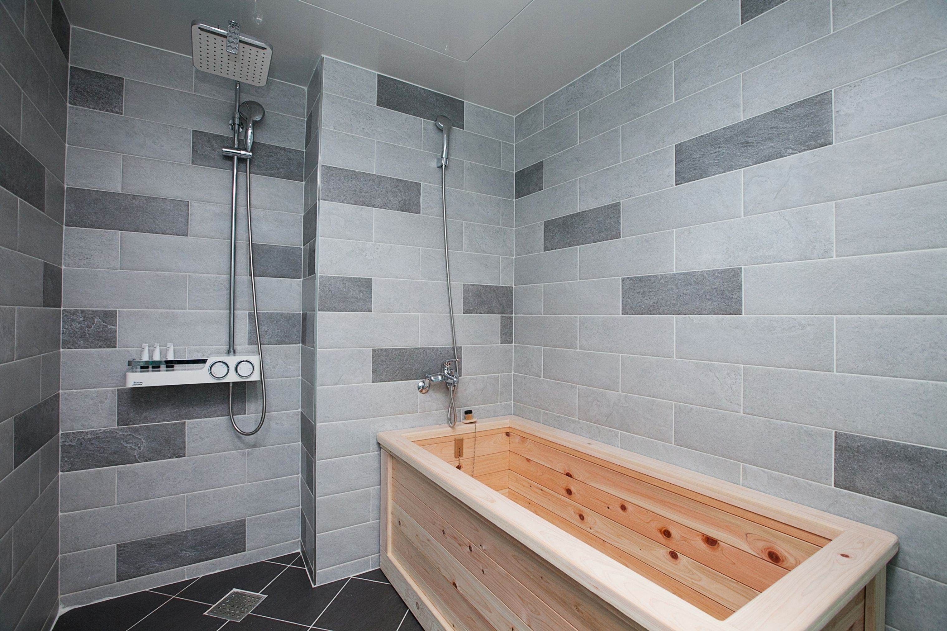 family suite, ocean view | bathroom | free toiletries, hair dryer, slippers, bidet