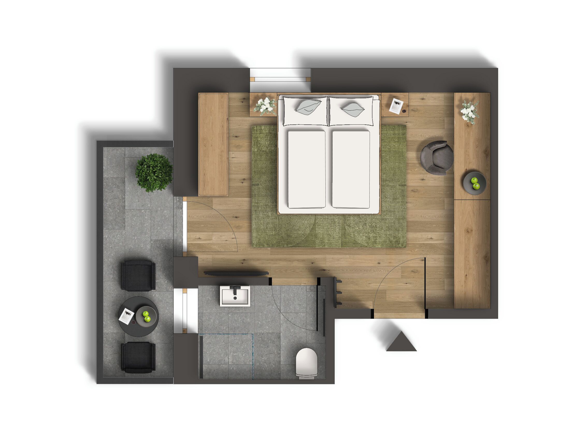 comfort double room, balcony, mountain view | 1 bedroom, premium bedding, down duvets, minibar