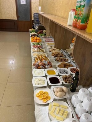 Frokostbuffé er inkludert hver dag