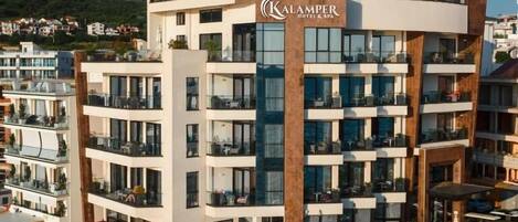 Overnatningsstedets facade