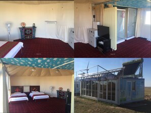 Zelt (Solar) | Schreibtisch, kostenloses WLAN