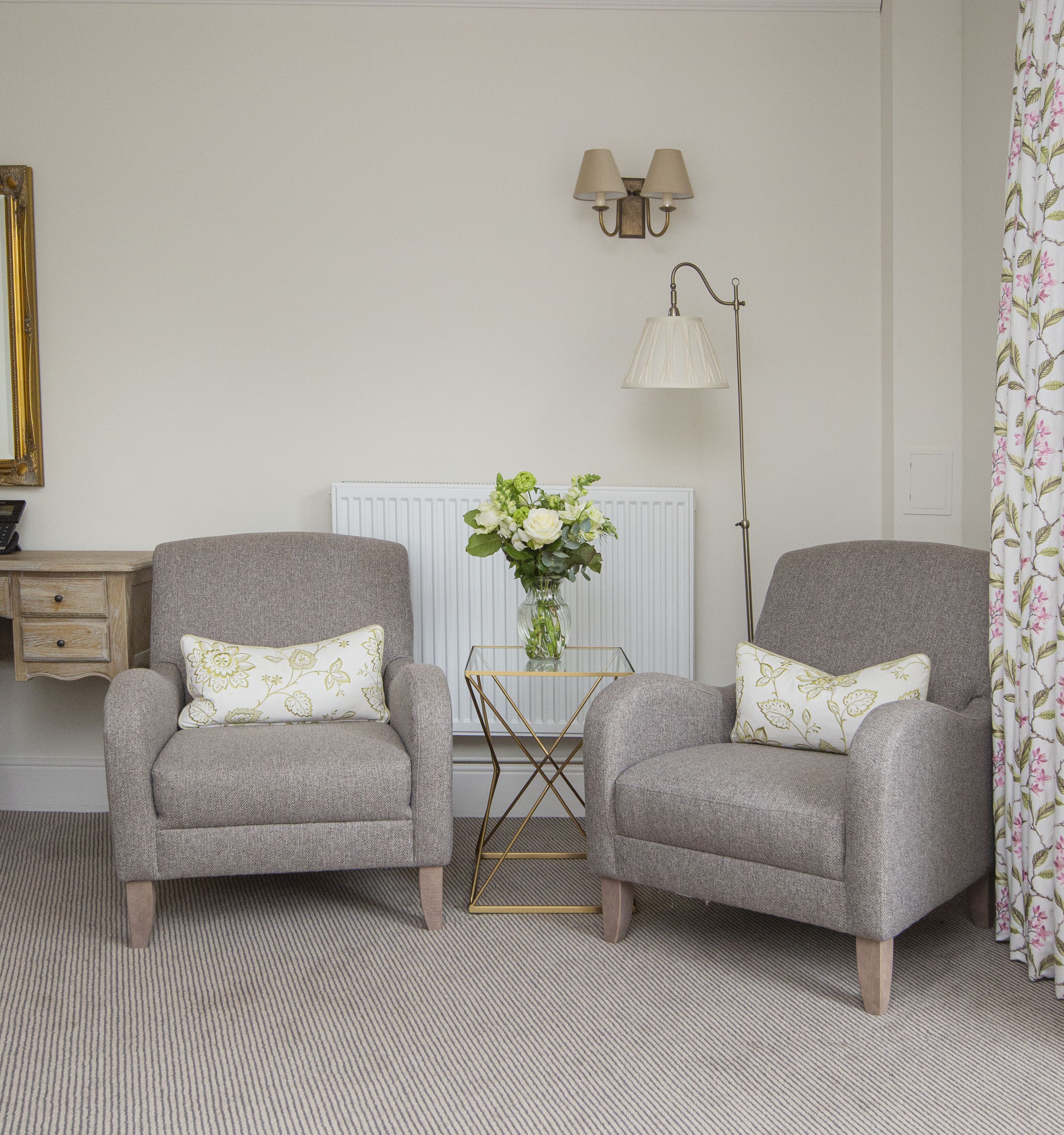 standard double room | living area | flat-screen tv