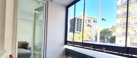 Superior Apartment, 2 Bedrooms, Balcony on Street Anastas Mitrev number 03 | Terrace/patio