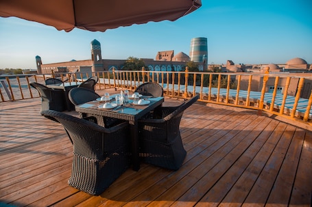 Rooftop terrace. Arkanchi Hotel