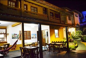 Front of property – evening/night