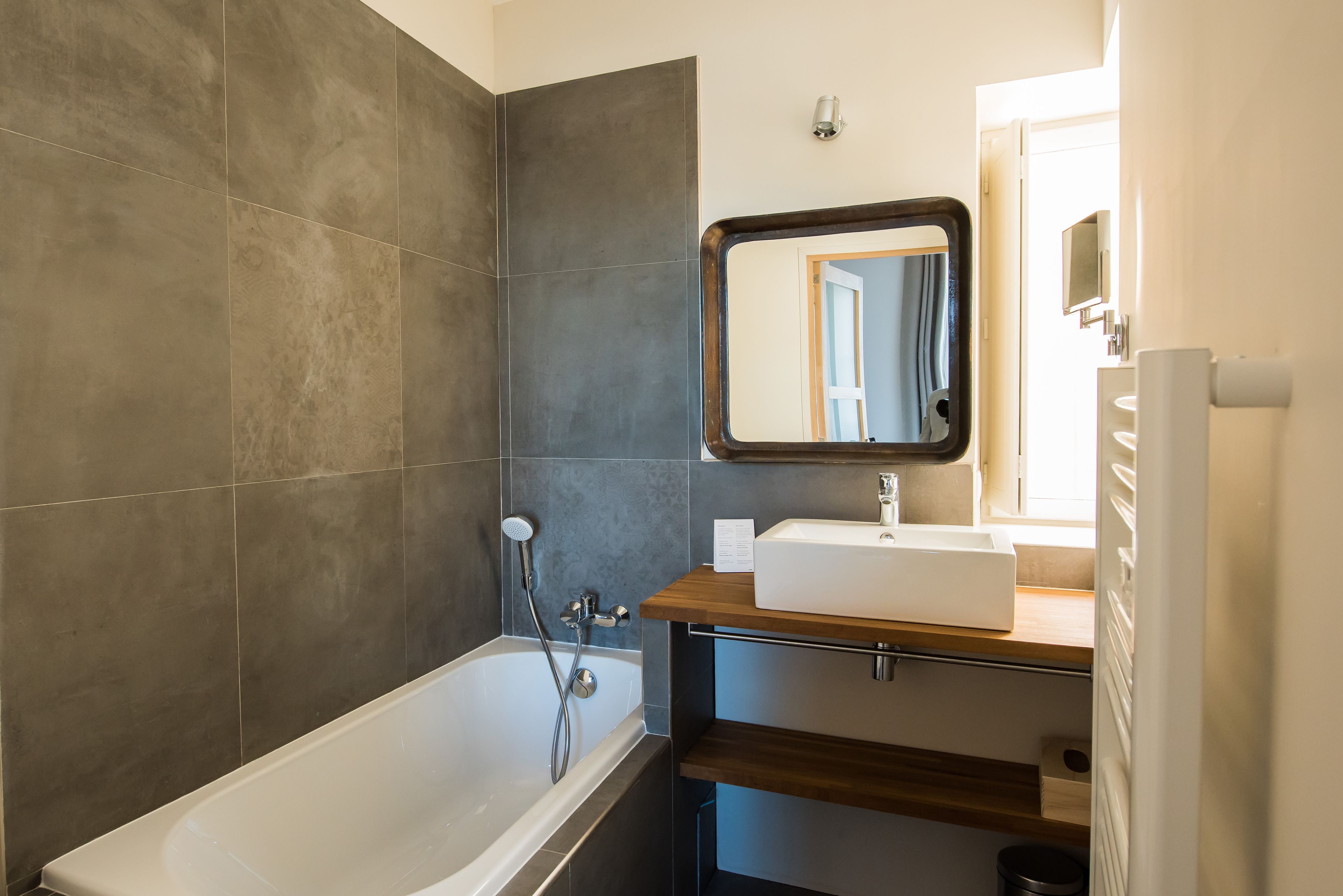 free toiletries, hair dryer, towels