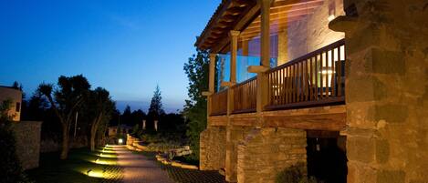 Front of property - evening/night