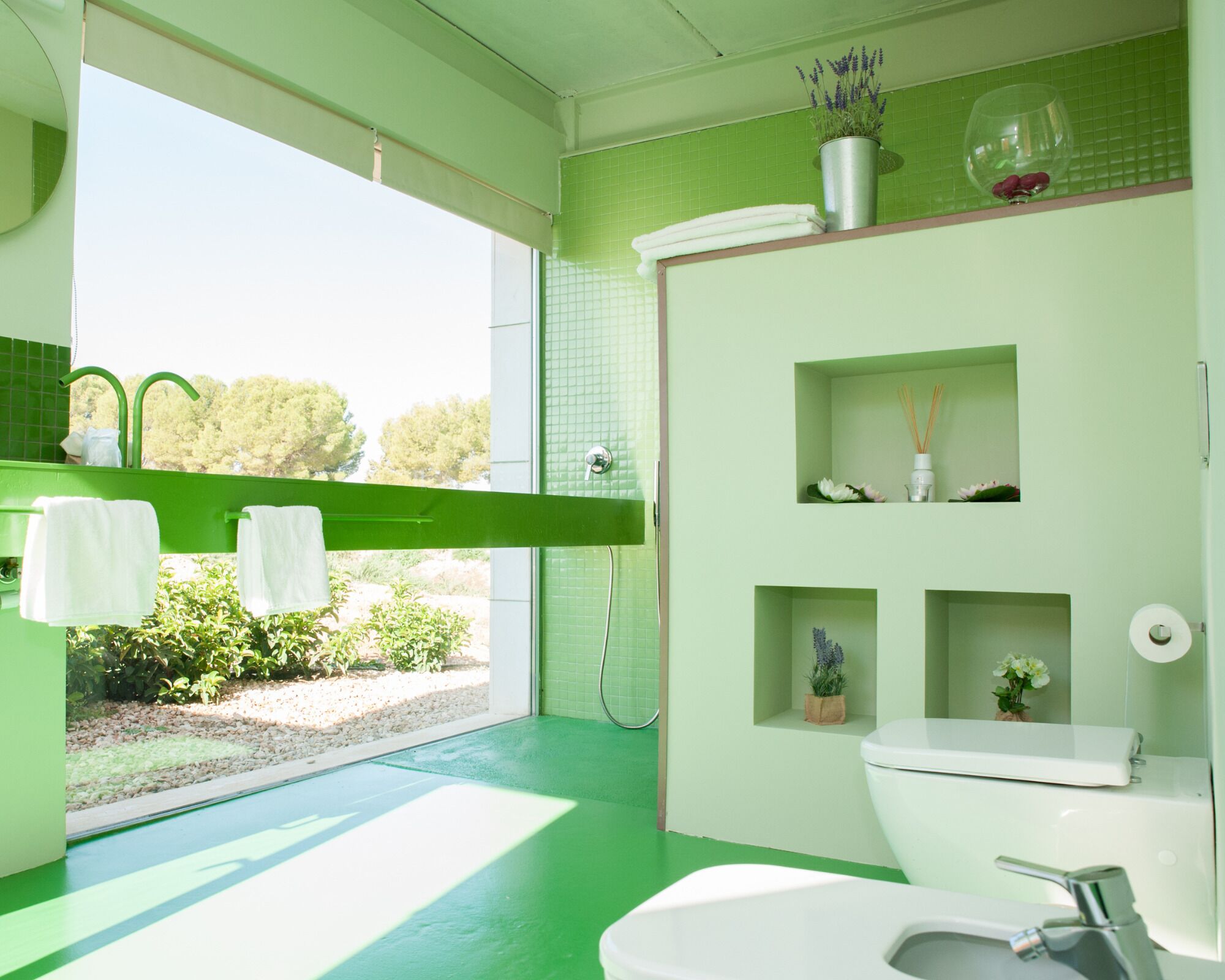 Apartamento | Baño | Ducha y cabezal de ducha tipo lluvia