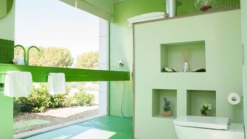 Apartamento | Baño | Ducha y cabezal de ducha tipo lluvia