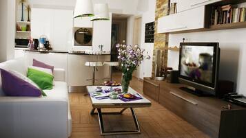 Área de estar no saguão