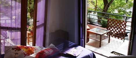 Doppelzimmer, eigenes Bad | Terrasse/Patio