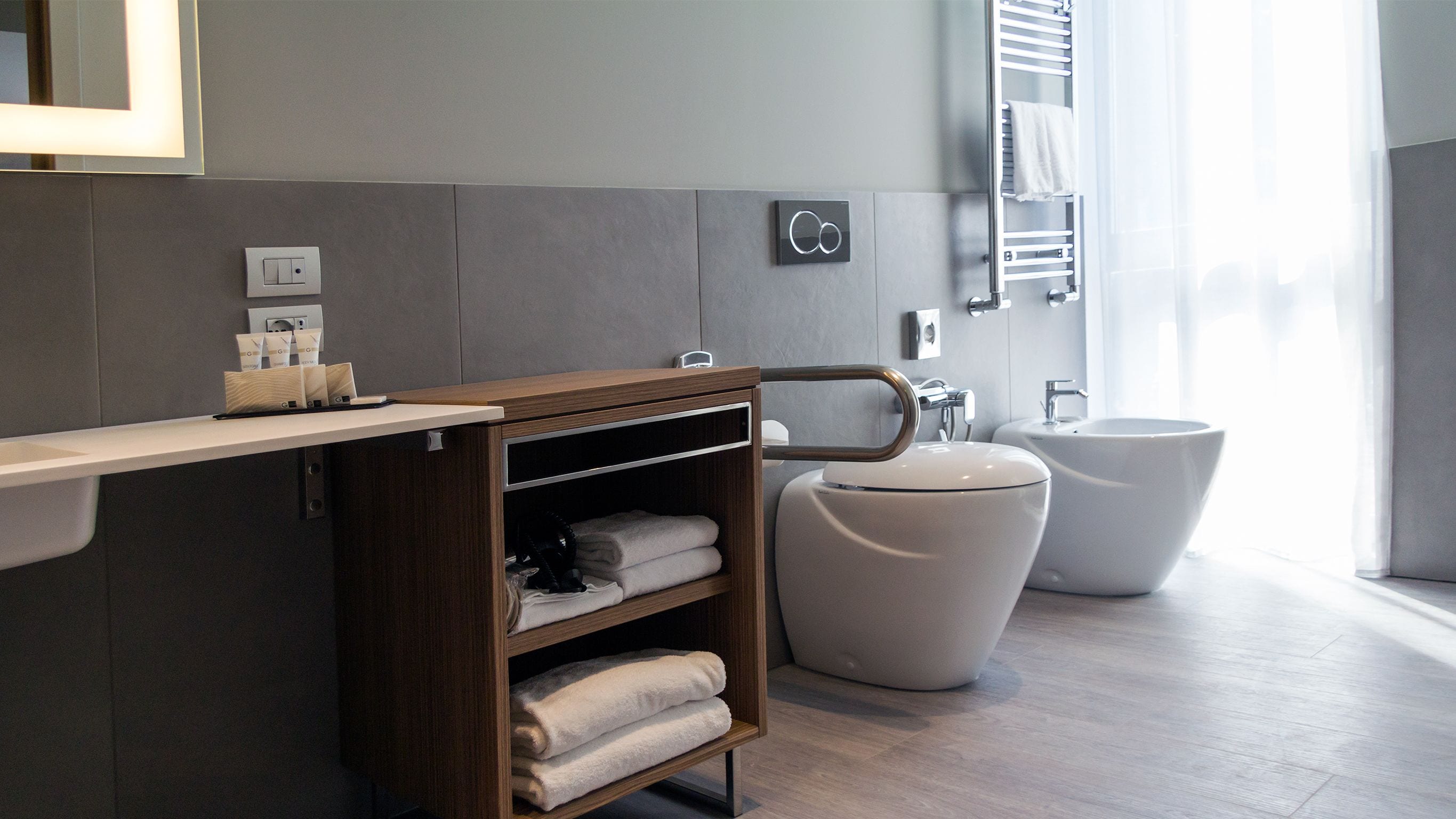 family room, 2 double beds | bathroom | shower, rainfall showerhead, free toiletries, hair dryer