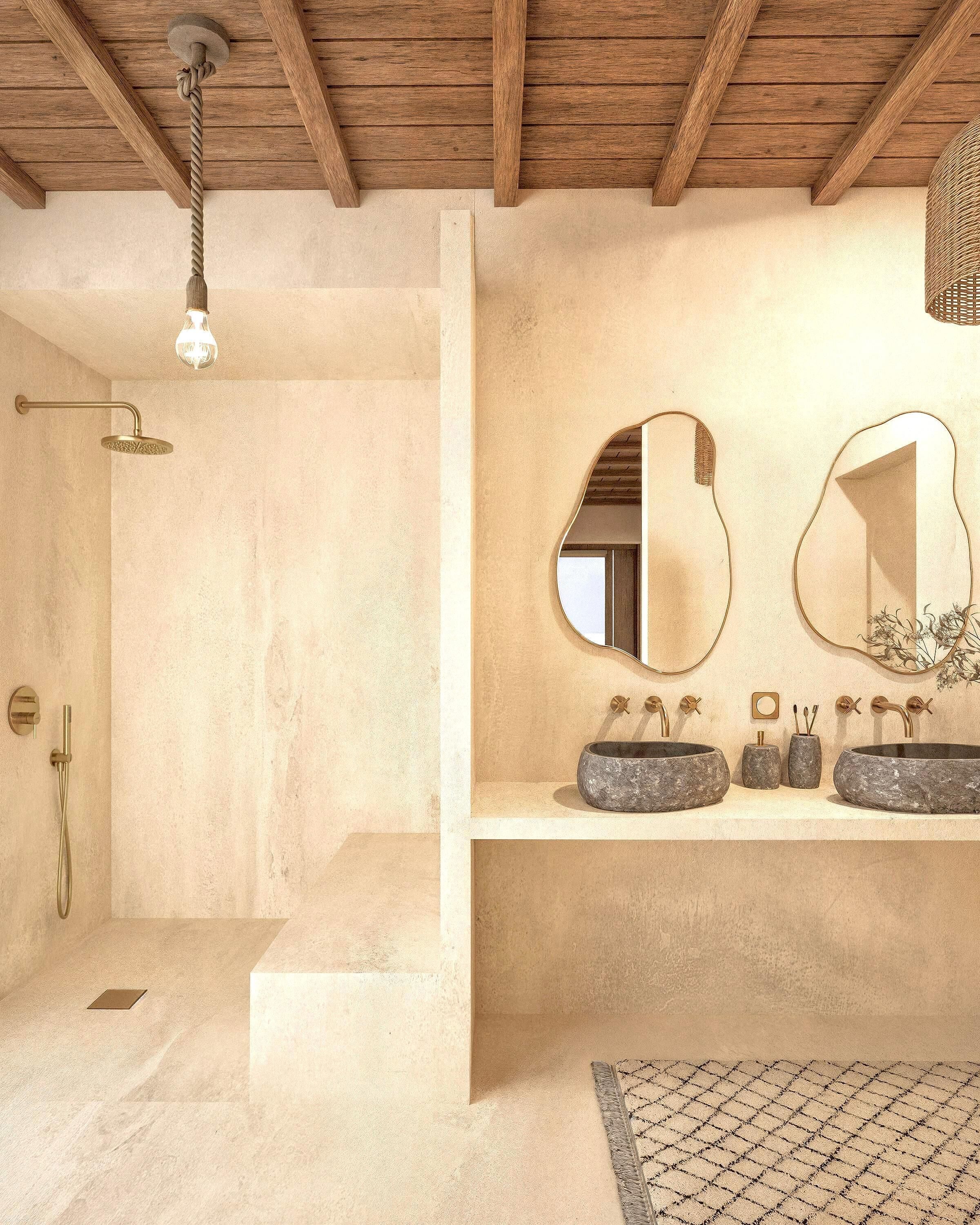 Chambre Double Panoramique, 1 très grand lit, vue océan | Salle de bain | Douche, articles de toilette de luxe, sèche-cheveux, peignoirs