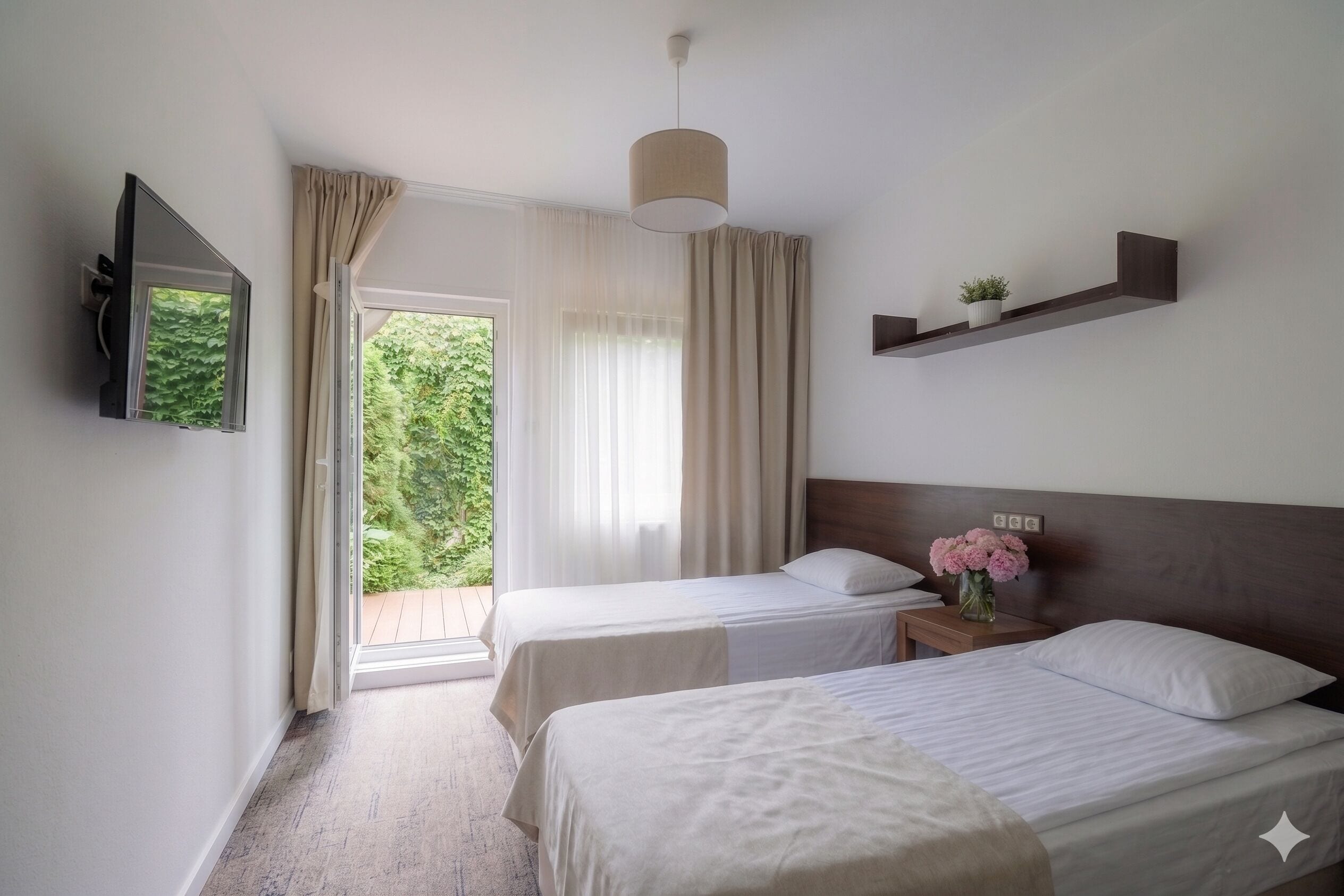 Soundproofing, iron/ironing board, free WiFi, bed sheets