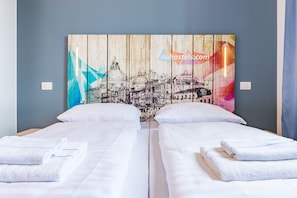 Zweibettzimmer | Kostenloses WLAN, Bettwäsche