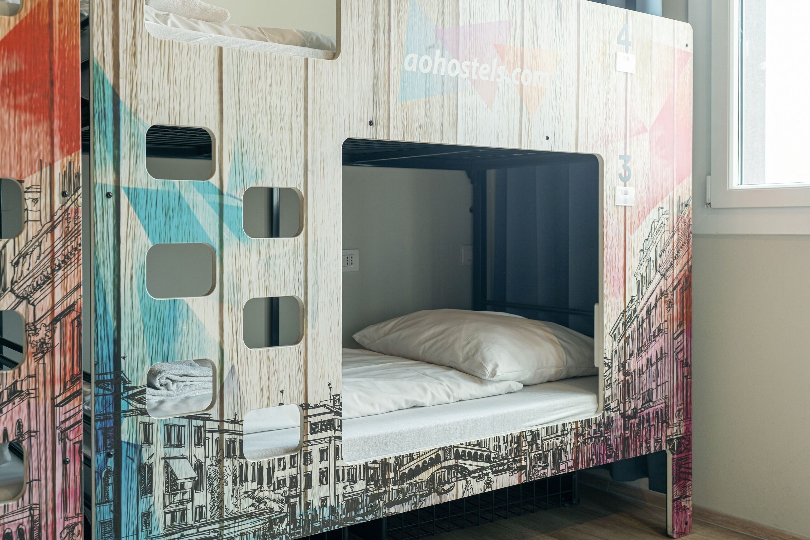 Bed in 4-Bed Dormitory | Desk, free WiFi, bed sheets