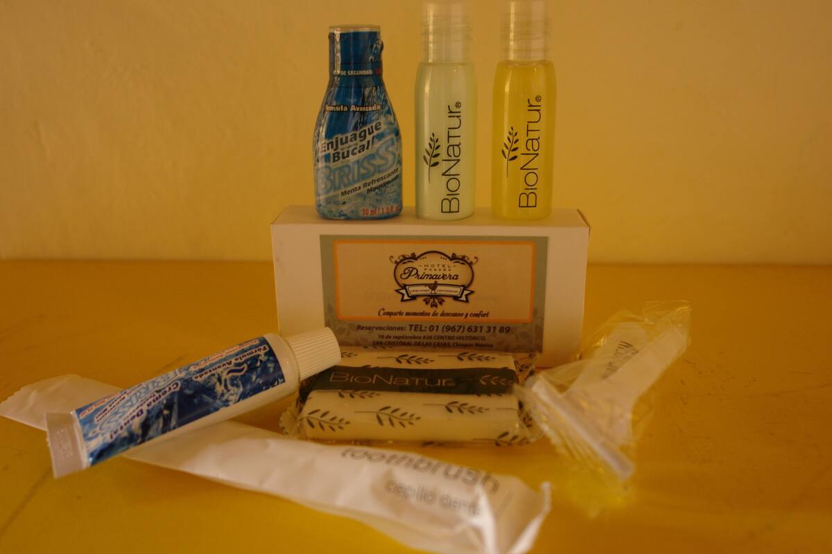 shower, free toiletries, hair dryer, bathrobes