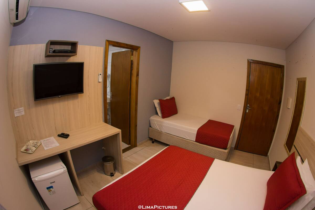 Deluxe-Dreibettzimmer | Schallisolierte Zimmer, kostenloses WLAN