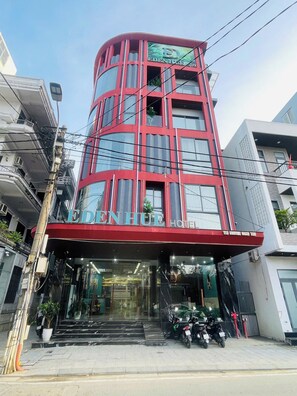 Fassade der Unterkunft