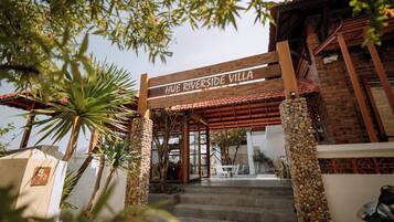 Overnatningsstedets facade