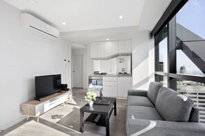 Appartement Supérieur, 2 chambres, vue ville | Coin séjour